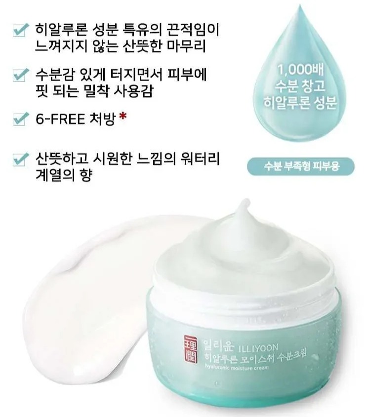 ไม่มีกล่อง ILLIYOON Hyaluronic Moisture Cream 100ml.