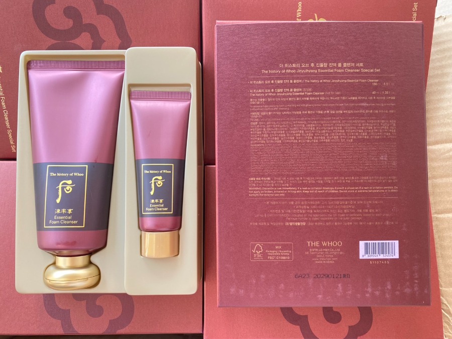 เซตโฟม The History Of Whoo Essential Foam Cleanser 180ml. +40ml.