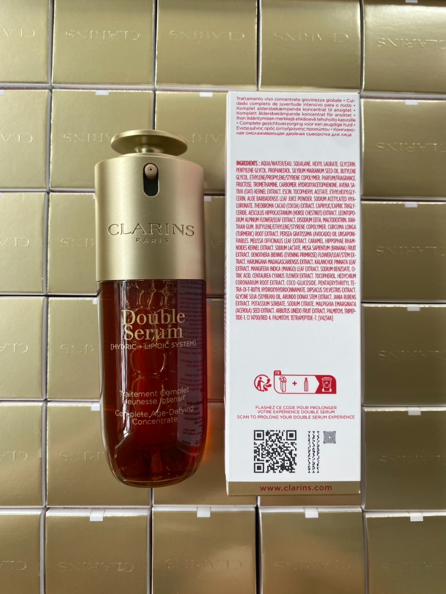 สคบ.ห้าง CLARINS Double Serum 50ml. [Hydric+Lipidic System] (เคาเตอร์ 5,400฿)