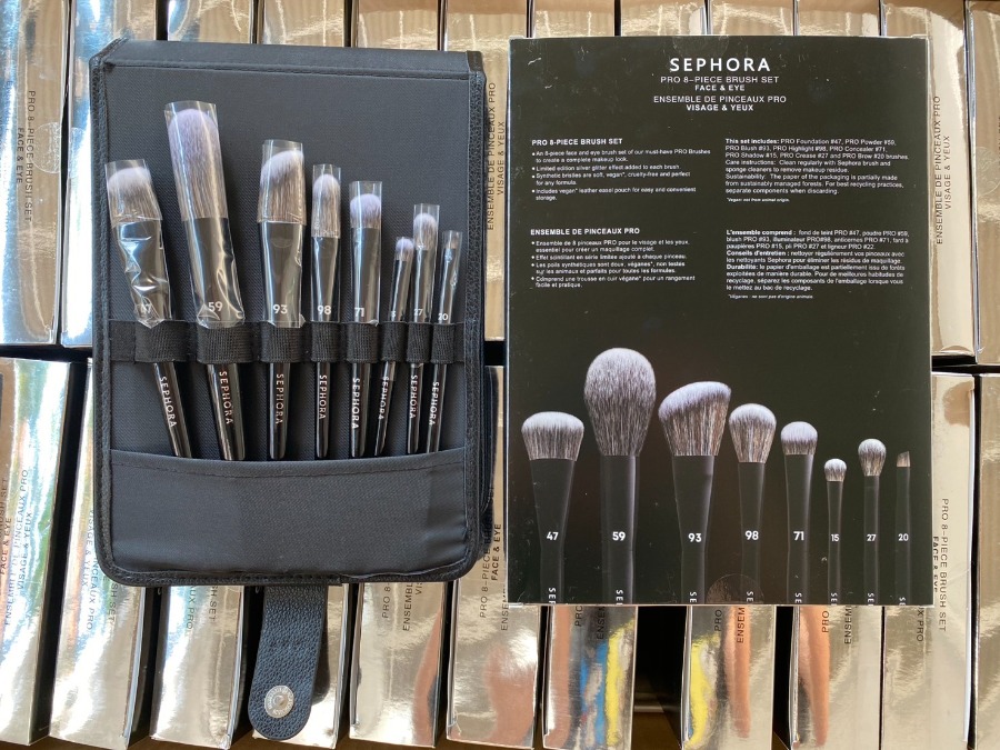 SEPHORA Collection Moving Lights Pro 8-Piece Brush Set (Holiday Limited Edition)