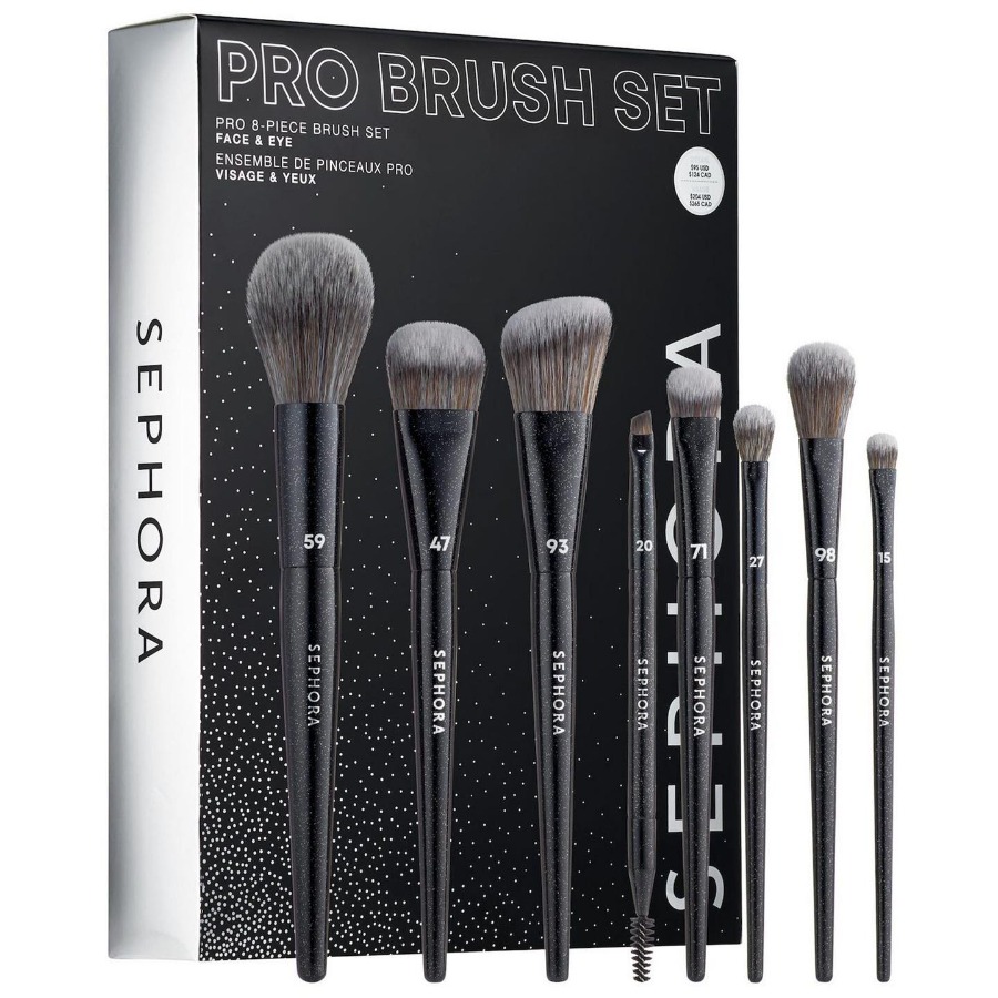 SEPHORA Collection Moving Lights Pro 8-Piece Brush Set (Holiday Limited Edition)