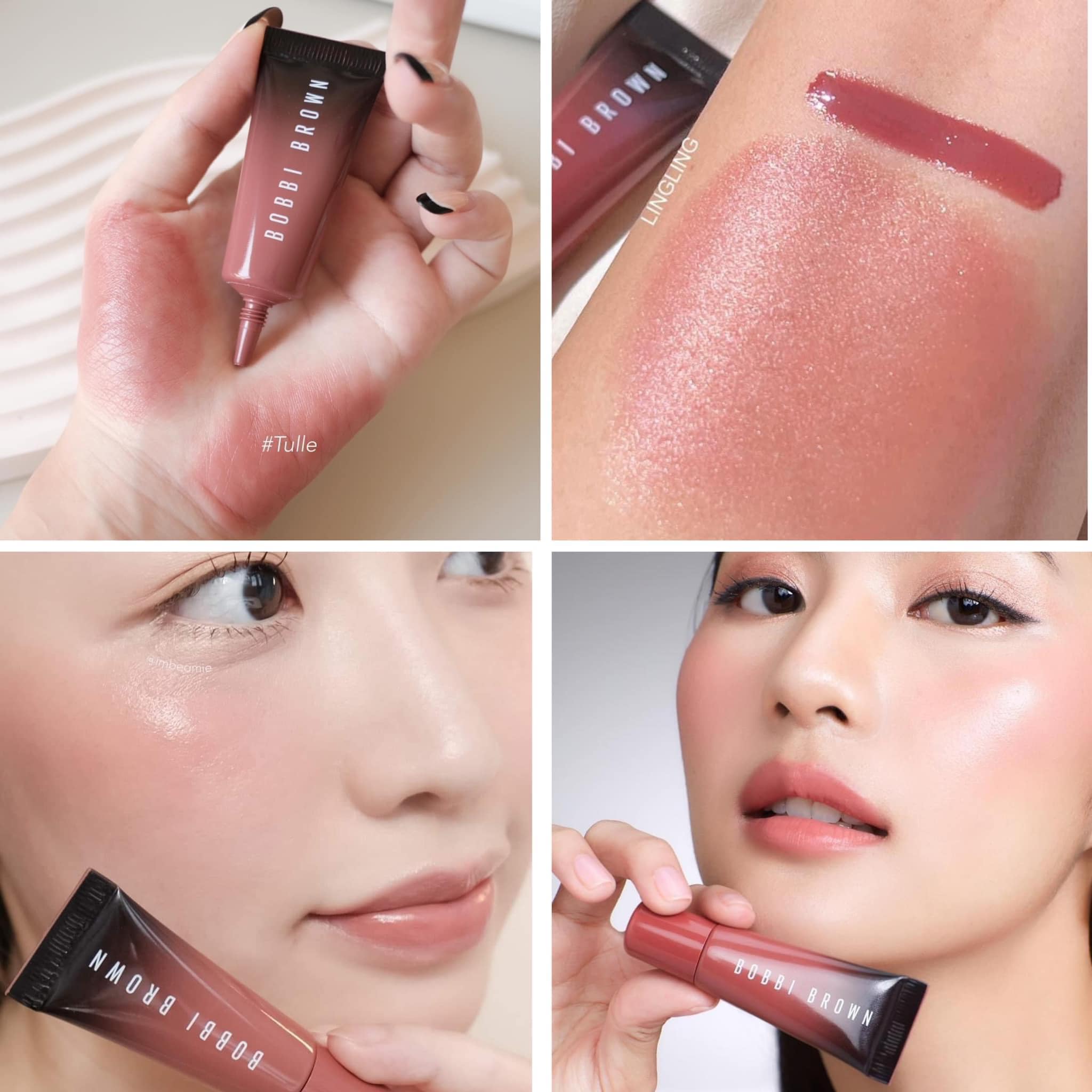 Bobbi Brown Crushed Creamy Color for Cheek & Lip ​10ml. #Tulle (เคาเตอร์ 1,500฿) ปีผลิต 7/2565