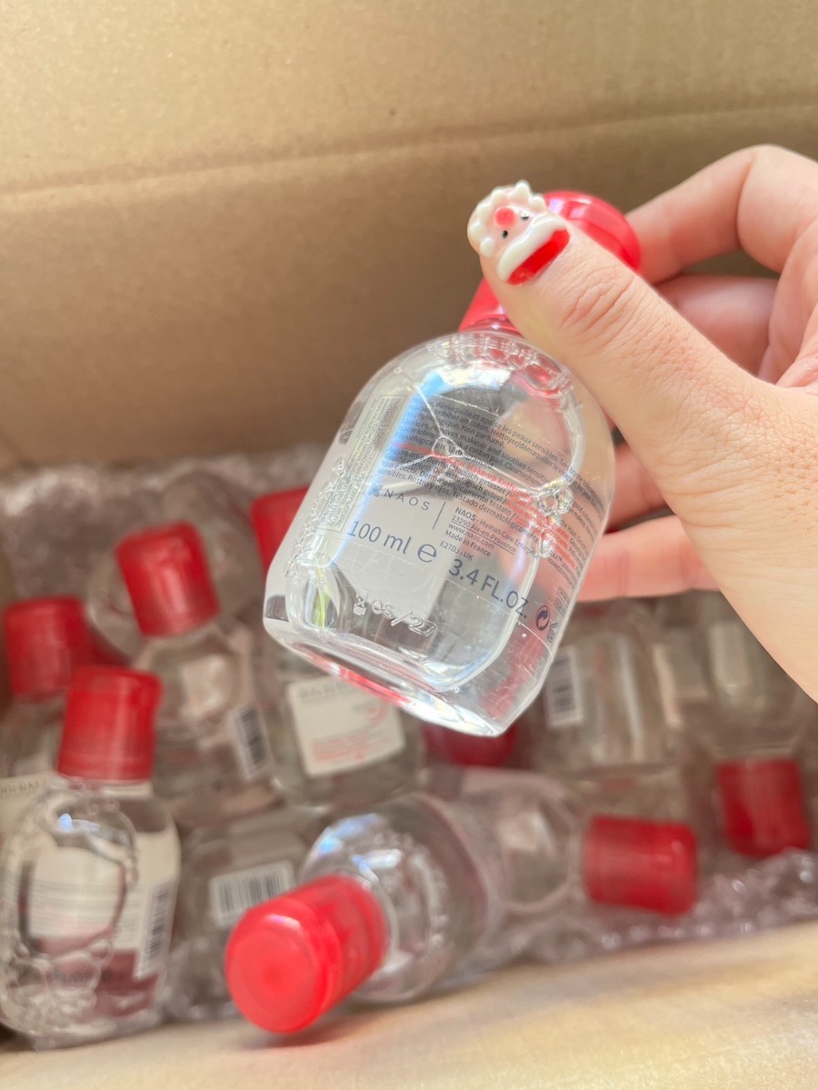 ชมพู Bioderma Sensibio H2O 100ml.