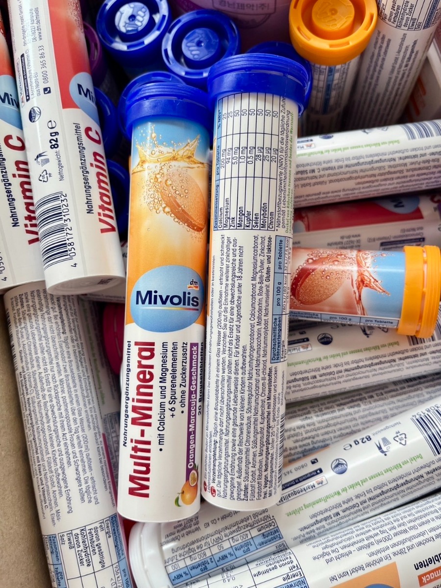 Das gesunde Plus - วิตามินเม็ดฟู่ละลายน้ำ จากประเทศเยอรมัน (1หลอด/บรรจุ20เม็ด)