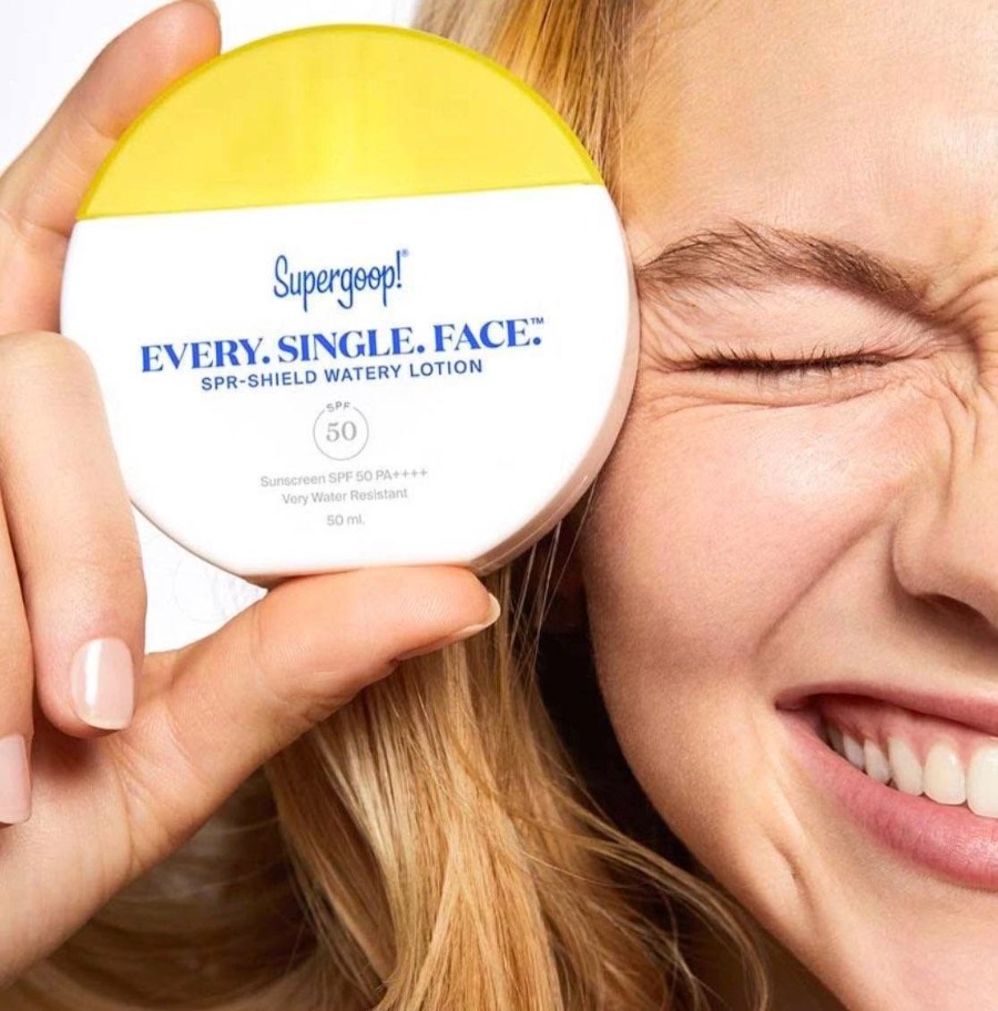 ไม่มีกล่อง NoBox - Supergoop! - Every. Single. Face. Watery Lotion SPF50 ขนาด 50ml.