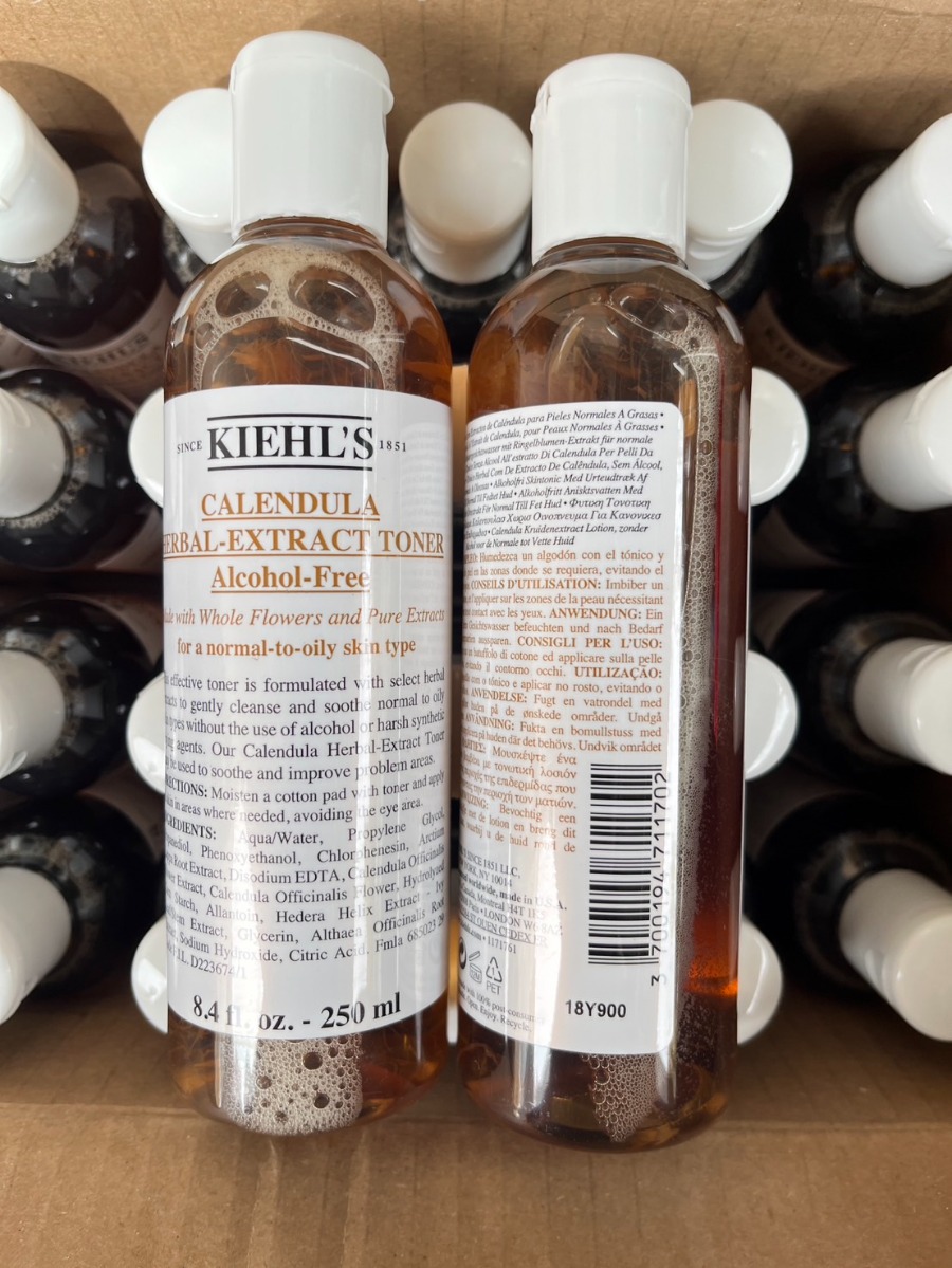 ขวดธรรมดา - Kiehl's Calendula Herbal Extract Toner Alcohol-Free 250ml. (เคาเตอร์ 1,820฿)