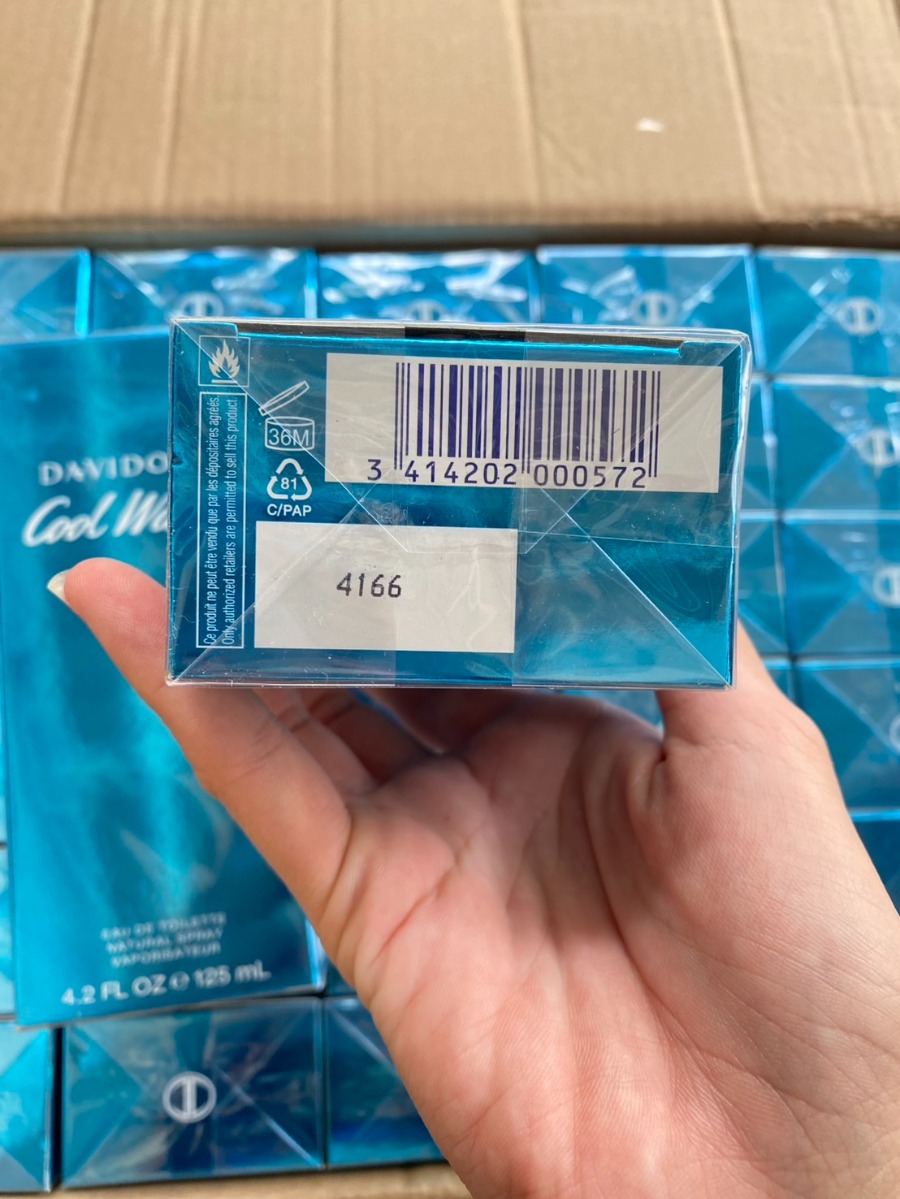 Davidoff Cool Water Eau De Toilette 125ml. (เคาเตอร์ 3,600฿)