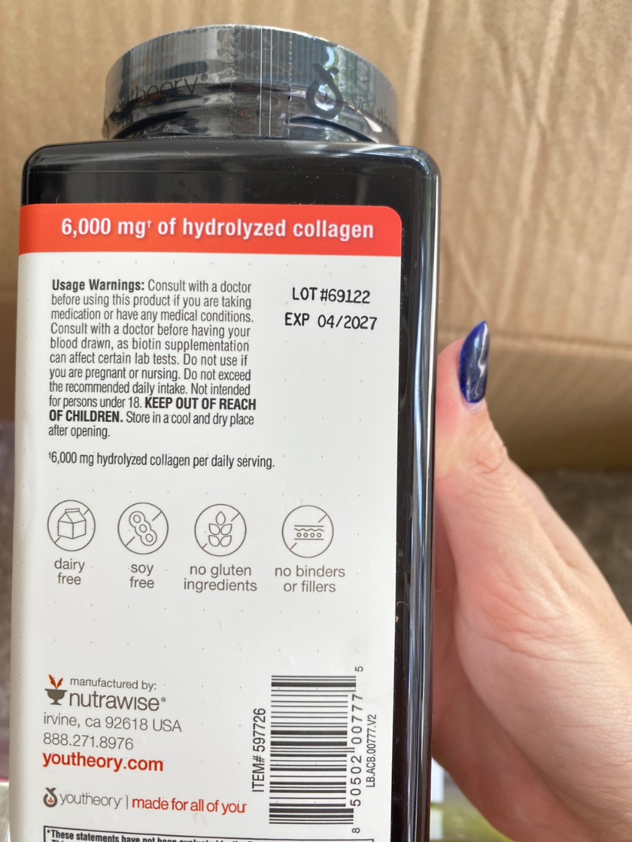 Youtheory™ Collagen Advanced Formula Type 1, 2 & 3 (390 Tablets)