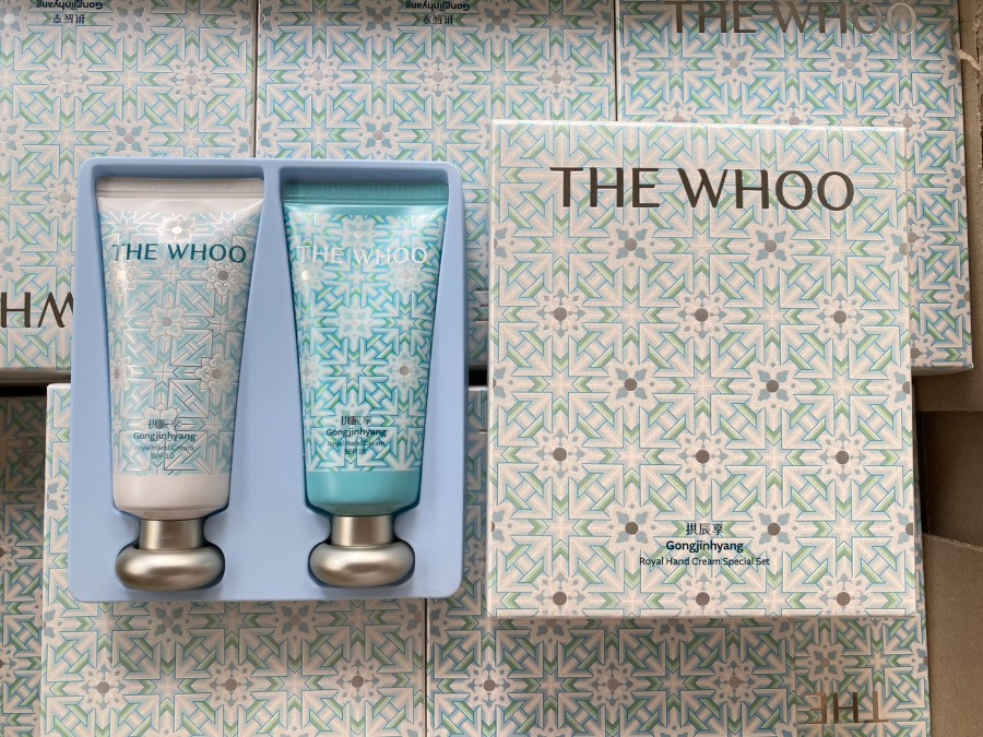 THE WHOO Gongjinhyang Royal Hand Cream Special Set [Holiday Edition] 60mlx2 ชิ้น