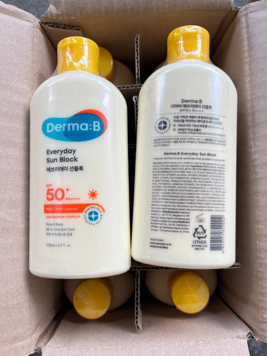Derma:B Everyday Sun Block SPF50+ PA+++ 200ml.