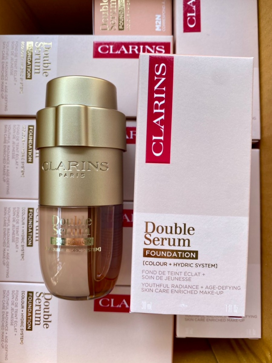 Clarins Double Serum Foundation 30ml. (เคาเตอร์ 2,500฿)