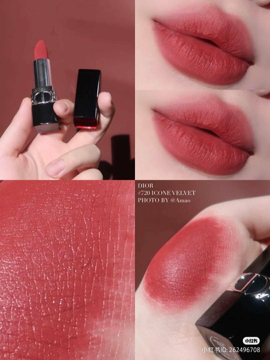 NoBox ไม่มีกล่อง - Dior Rouge Lipstick 1.5g. #720 Icone Velvet