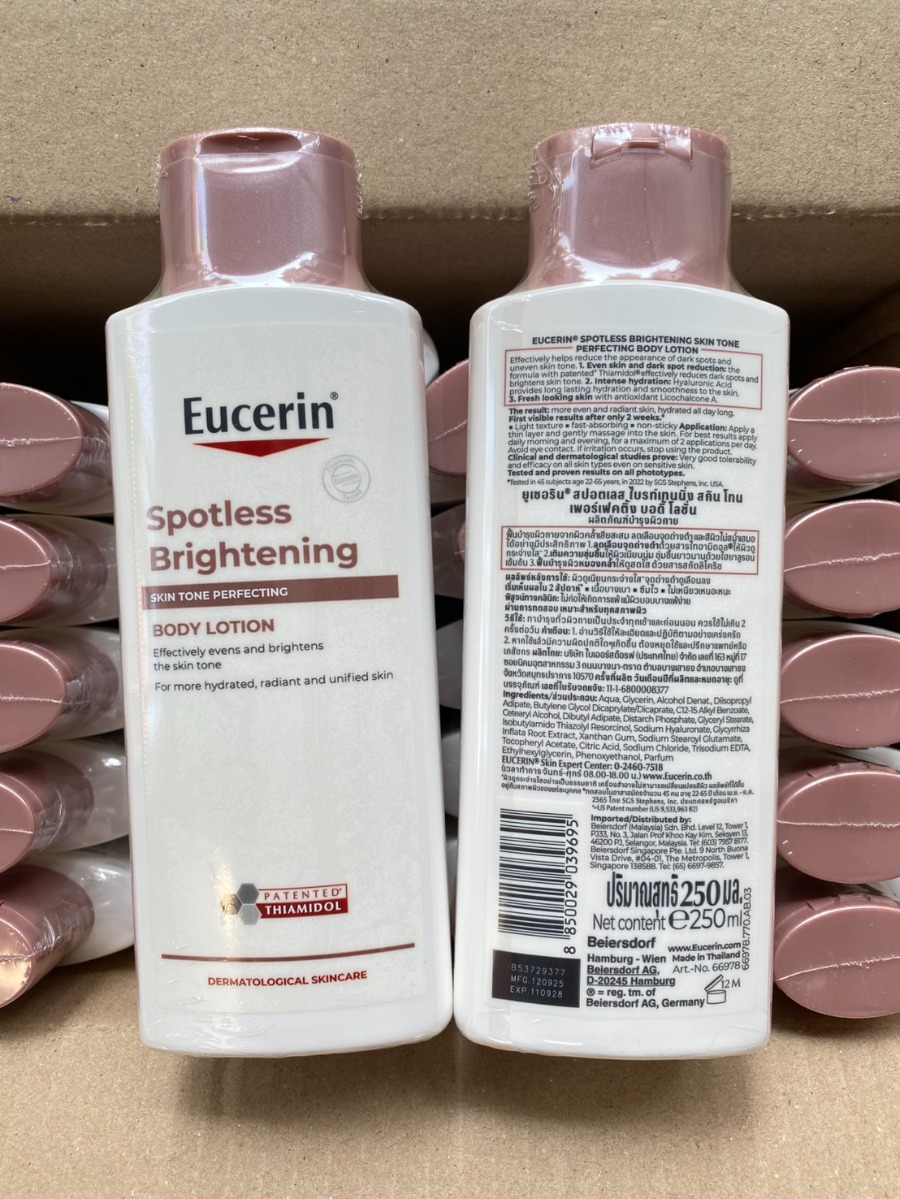Eucerin Spotless Brightening Skin Tone Perfecting Body Lotion 250ml. 