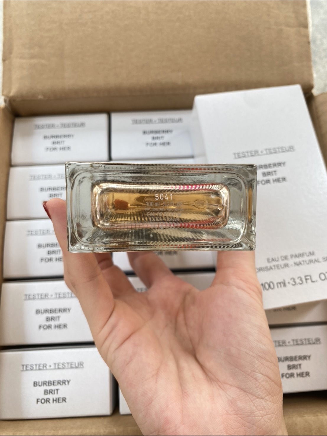 กล่องเทสเตอร์ - Burberry Brit Women EDP 100ml.