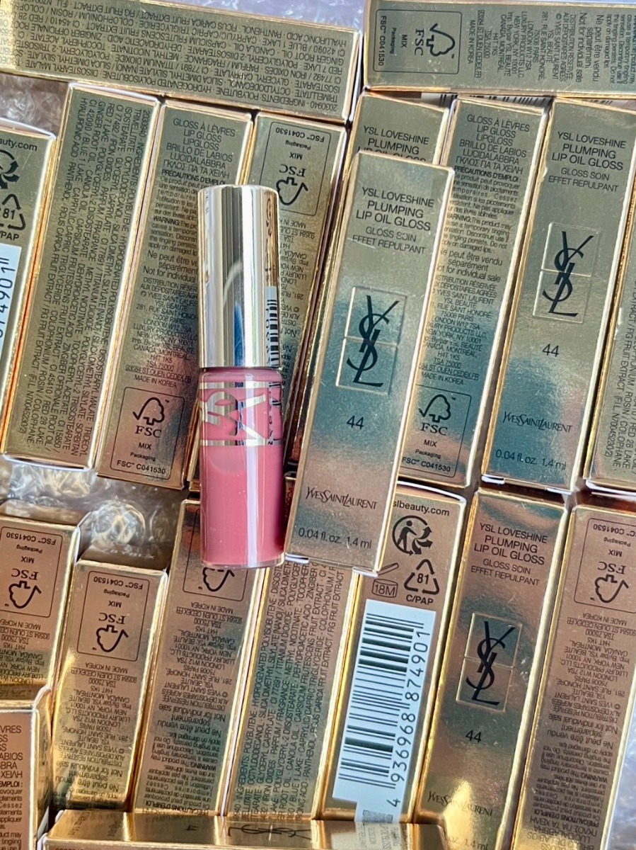 กลอส YSL Loveshine Plumping Lip Oil Gloss 1.4ml. #44 Nude Lavalliere 