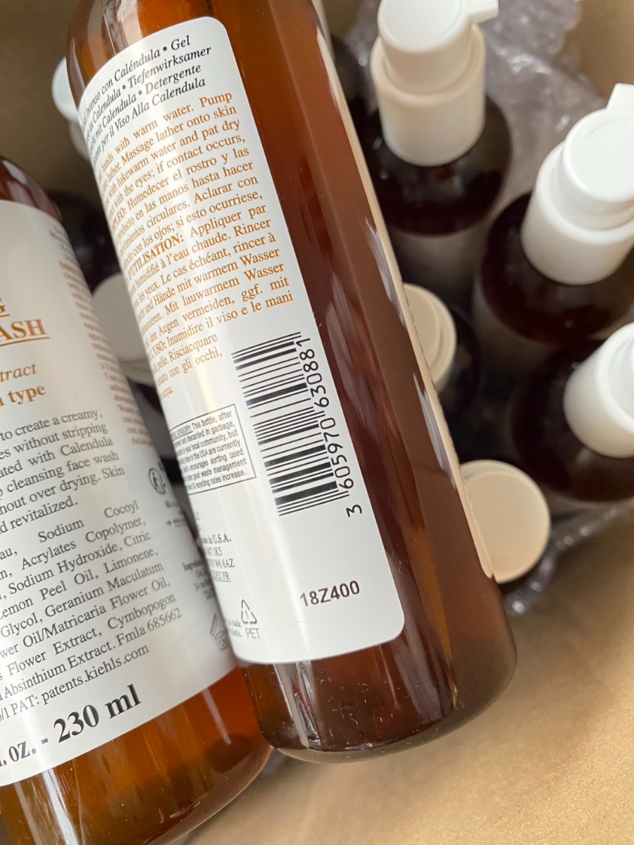 Kiehl's Calendula Deep Cleansing Foaming Face Wash 230ml. (เคาเตอร์ 1,600฿)