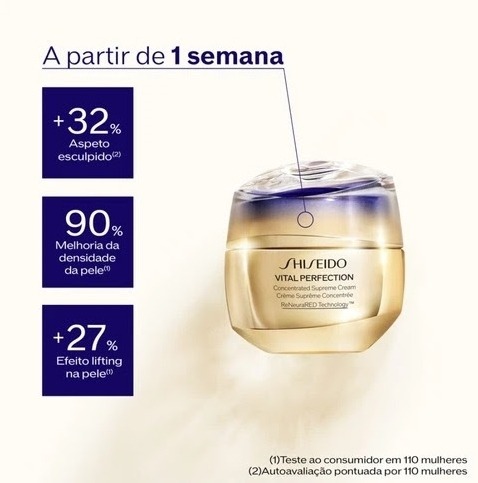 NoBoxไม่มีกล่อง - Shiseido Vital Perfection Concentrated Supreme Cream 50ml. (เคาเตอร์ 5,900฿)