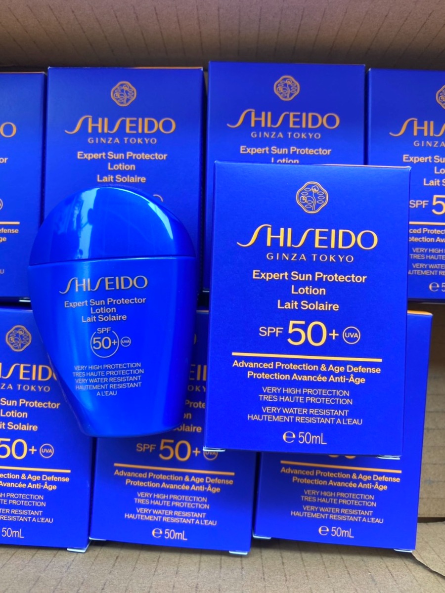 ใหม่ Shiseido Expert Sun Protector Lotion Lait Solaire spf 50+ 50ml.