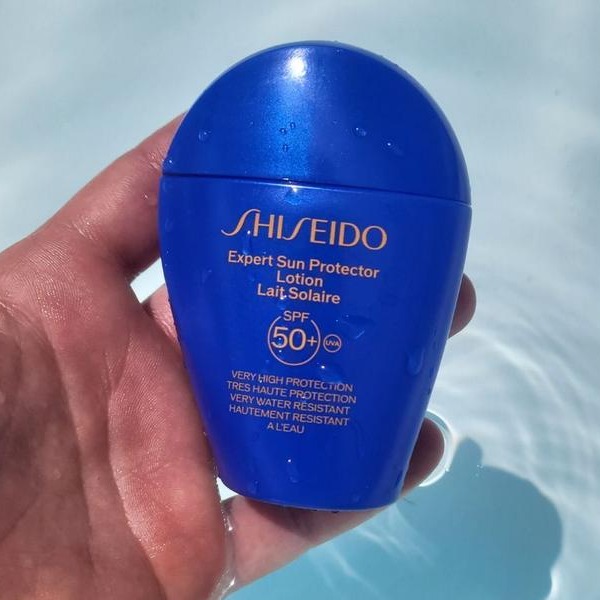 ใหม่ Shiseido Expert Sun Protector Lotion Lait Solaire spf 50+ 50ml.