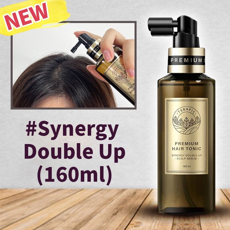 ทอง Terapic Premium Hair Tonic Synergy Double Up Scalp Serum 160ml.