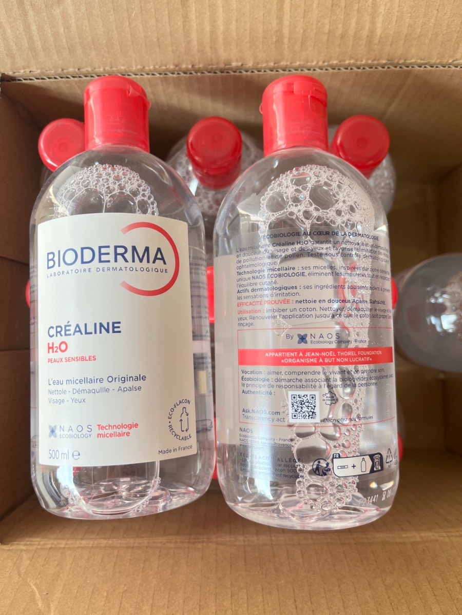 ชมพู Bioderma Sensibio H2O 500ml.