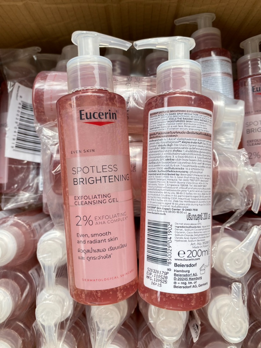 เจลล้างหน้า - Eucerin Spotless Brightening Exfoliating Cleansing Gel 200ml.